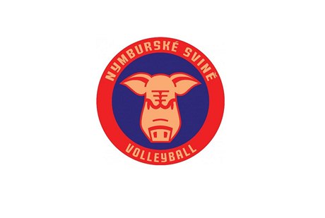 Logo volejbalového klubu v Nymburce "Nymburské svin".