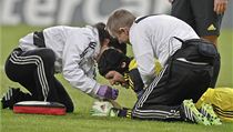Petr Čech bolestivě narazil hlavou na tyč. | na serveru Lidovky.cz | aktuální zprávy