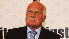 Václav Klaus na ktu své nové knihy