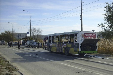 Exploze autobusu v ruském Volgrogradu. Zemelo nejmén pt lidí, na ticet jich bylo zranno