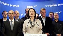 Tisková konference ODS v jejich volebním štábu. | na serveru Lidovky.cz | aktuální zprávy