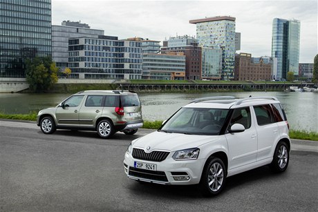 Pro pepracované modely KODA Yeti jsou k dispozici tyi naftové a ti benzinové motory, vechny peplované turbodmychadlem a s pímým vstikováním paliva.  