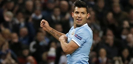 Fotbalista Manchesteru City Sergio Agüero