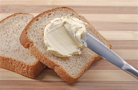 Chléb s margarínem - ilustraní foto