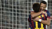 Neymar a Sanchez slaví. | na serveru Lidovky.cz | aktuální zprávy