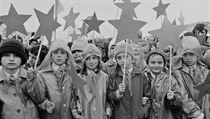 První máj na Letné v roce 1982 (ilustrační foto). | na serveru Lidovky.cz | aktuální zprávy