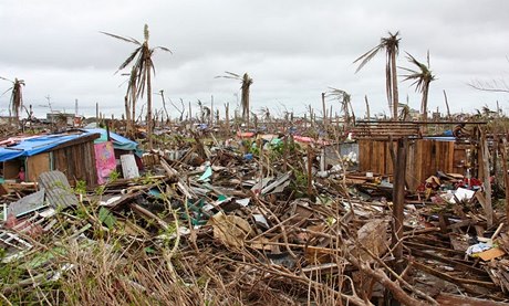 Následky tajfunu Haiyan, který Filipíny zdevastoval koncem loského roku.