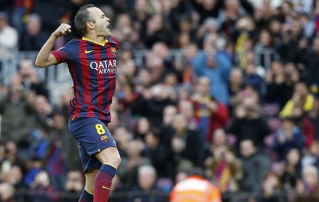 Fotbalista Barcelony Andrés Iniesta