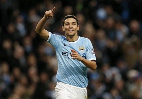 Fotbalista Manchesteru City Jesús Navas