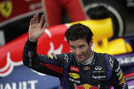 Australský pilot formule 1 Mark Webber z Red Bullu