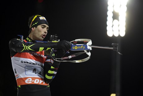 Francouzský biatlonista Martin Fourcade