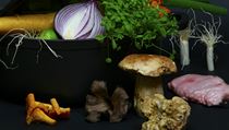 Pečený telecí brzlík, ragú z lesních hub a lanýže | na serveru Lidovky.cz | aktuální zprávy