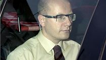 Bohuslav Sobotka v podvečer přijel do Lán na schůzku s prezidentem Milošem Zemanem. | na serveru Lidovky.cz | aktuální zprávy