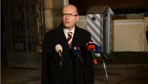 Bohuslav Sobotka po jednání s prezidentem Zemanem. | na serveru Lidovky.cz | aktuální zprávy