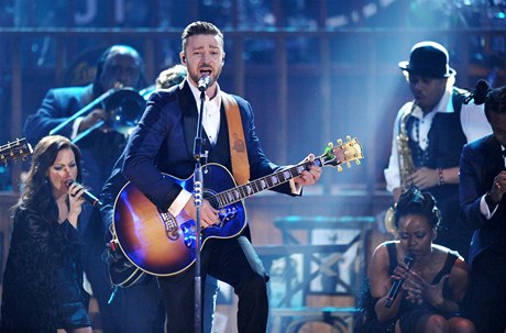 Justin Timberlake na slavnostním veeru American Music Awards