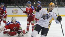 Lev Praha - Atlant Mytišči. Konstantin Kolcov z Atlantu Mytišči se raduje z gólu | na serveru Lidovky.cz | aktuální zprávy