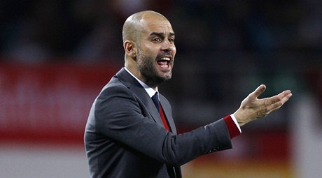 Trenér fotbalist Bayernu Mnichov Josep Guardiola