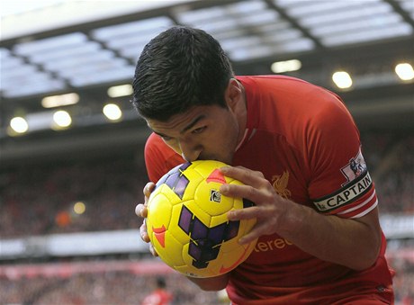 Fotbalista Liverpoolu Luis Suárez