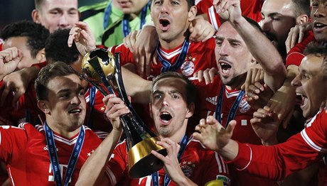 Radost fotbalist Bayernu Mnichov z triumfu na MS klub