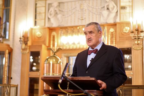 Karel Schwarzenberg pronesl tíkrálový projev.