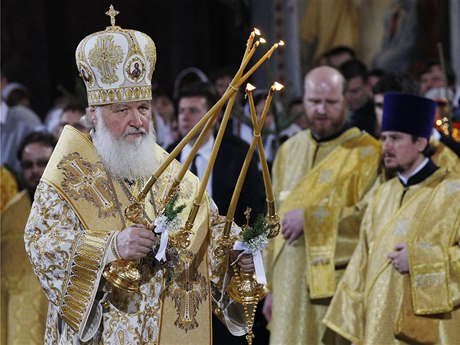 Ruský patriarcha Kirill.