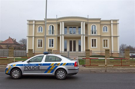 Palestinská ambasáda v praském Suchdole.