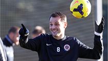 Marek Matějovský na sparťanském tréninku. | na serveru Lidovky.cz | aktuální zprávy