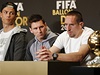Finalisté ankety Zlatý mí Ronaldo, Messi a Ribéry