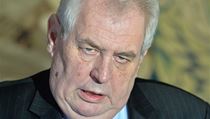 Prezident Miloš Zeman během páteční tiskové konference. | na serveru Lidovky.cz | aktuální zprávy