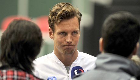 Tomá Berdych v Ostrav