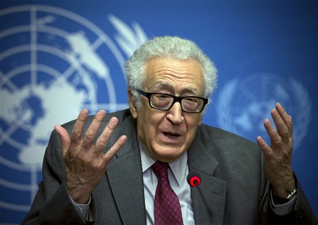Zvlátní zmocnnec OSN a Ligy arabských stát pro Sýrii Lachdar Brahímí.