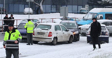 Dopravní nehoda v Ústí nad Labem.