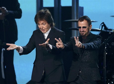 Paul McCartney a Ringo Starr 