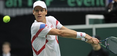 Nápah! Tomá Berdych v akci.