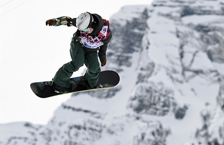 árka Panochová v semifinále slopestylu