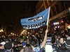 Fanouci Seahawks slaví v ulicích.