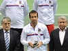 Radek tpánek pijímá ocenní za oddanost Davis Cupu