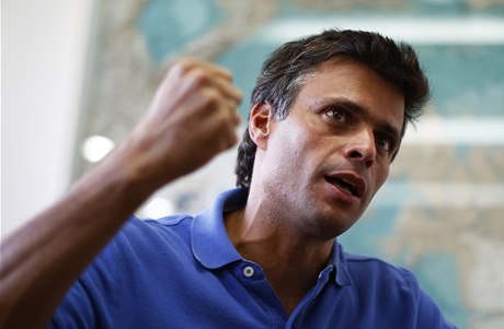 Venezuelský opoziní lídr Leopoldo López.