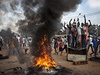 World Press Photo - 2. místo v kategorii General News Stories, fotograf William Daniels, Francie. Snímek zachcuje demonstraci v Centrální Africké republice.