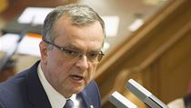 Miroslav Kalousek při svém projevu ve Sněmovně. | na serveru Lidovky.cz | aktuální zprávy