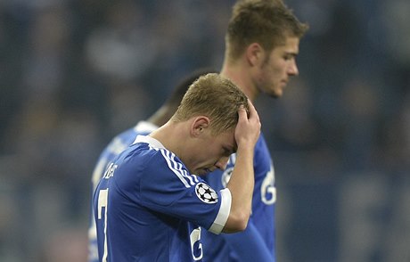 Smutek fotbalist Schalke.