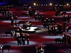 Závrený ceremoniál zimních olympijských her v Soi
