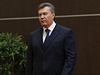 Viktor Janukovy na pátení tiskové konferenci.