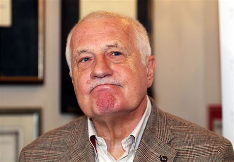 Václav Klaus v Institutu Václava Klause