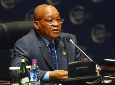 Jihoafrický prezident Jacob Zuma úspn lobboval za pijetí své zem do skupiny BRIC.