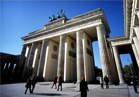 The Brandenburg Gate in Berlin