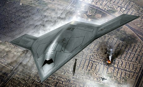 Budoucností bezpilotních létajících prostedk se má stát X-47B schopný startovat  i z paluby letadlových lodí.