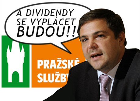 Reakce prvního námstka praského primátora Karla Beziny (SSD) na nevyplácení dividend Praských slueb bhem jednání Rady hlavního msta Prahy byla dynamická.