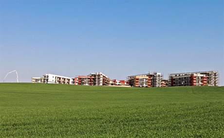 New apartments under construction on Pragues periphery