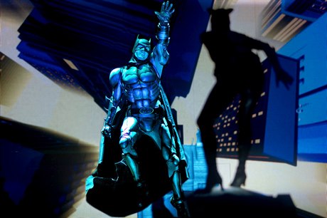 Batman facing the shadowy menace of Catwoman